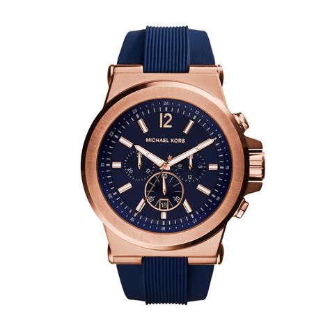 horloge met lerenband michael kors|michael kors leather watch.